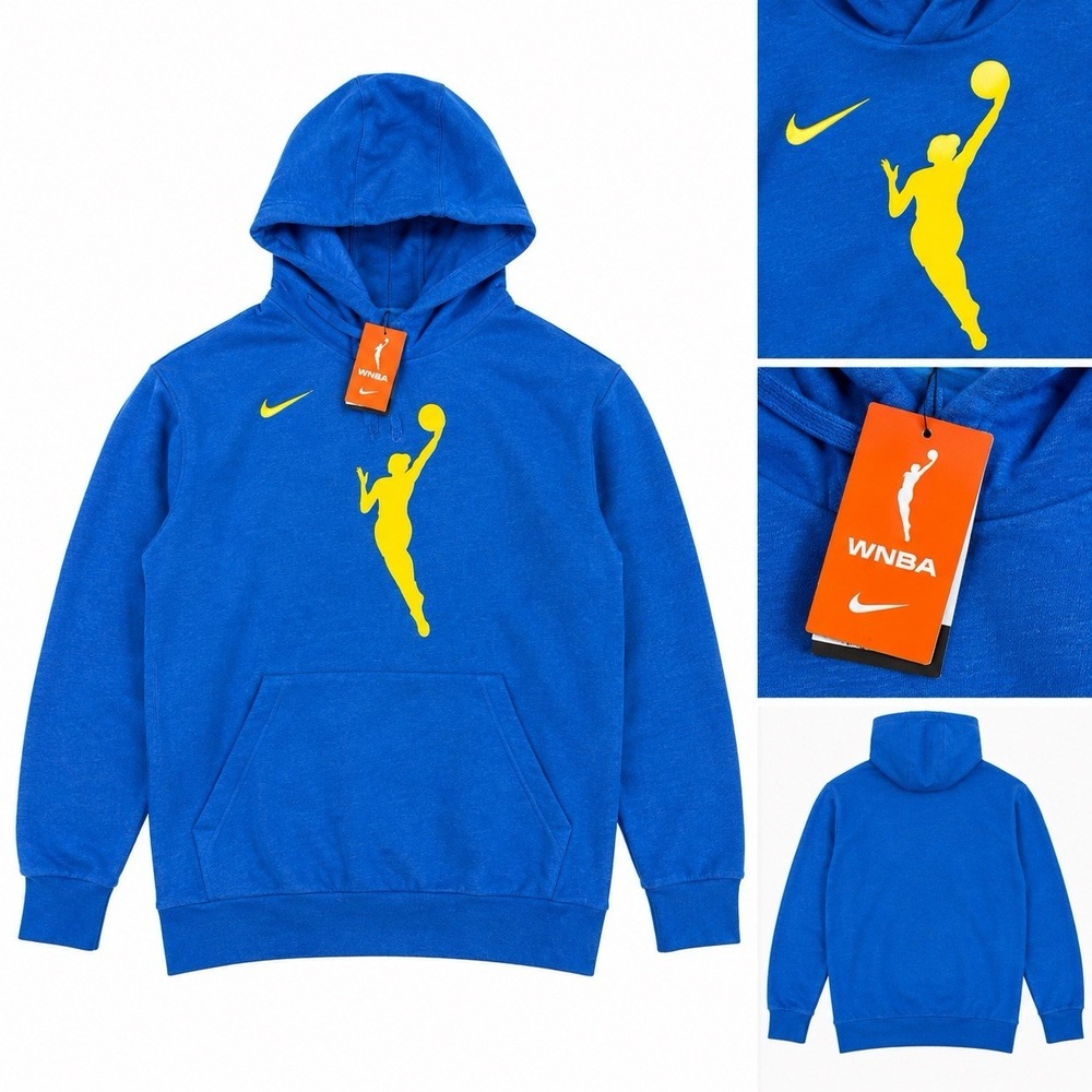 Nike WNBA Logowoman Phoenix Fleece Pullover Hoodie Blue Yellow Men's XL